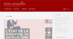 Desktop Screenshot of delitsdopinion.com